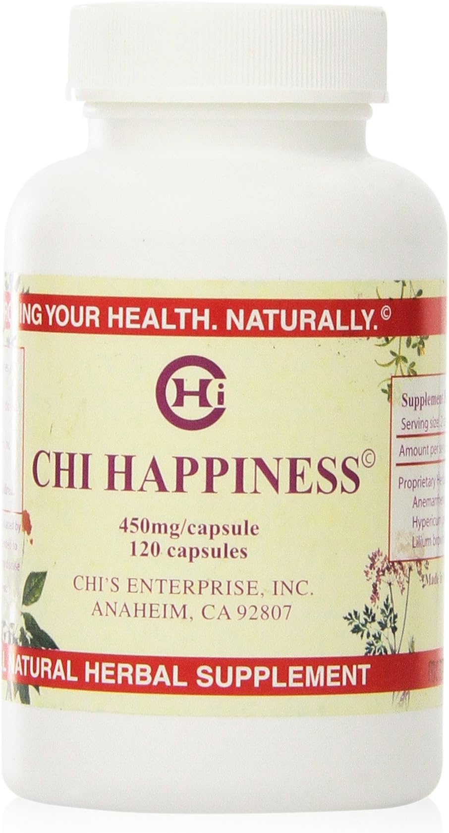 Chi Enterprise Chi Happiness - 120 caps,450mg capsules