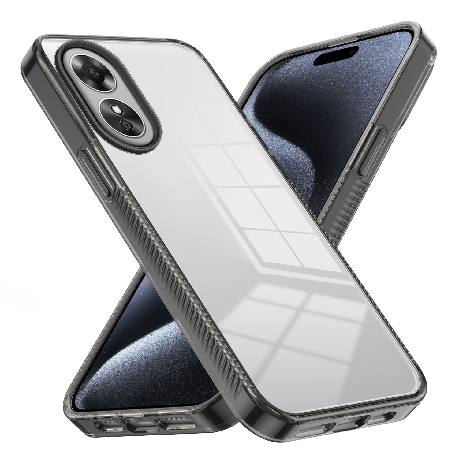 Close-up image of the phone case showing the raised camera and screen bezels for protection.