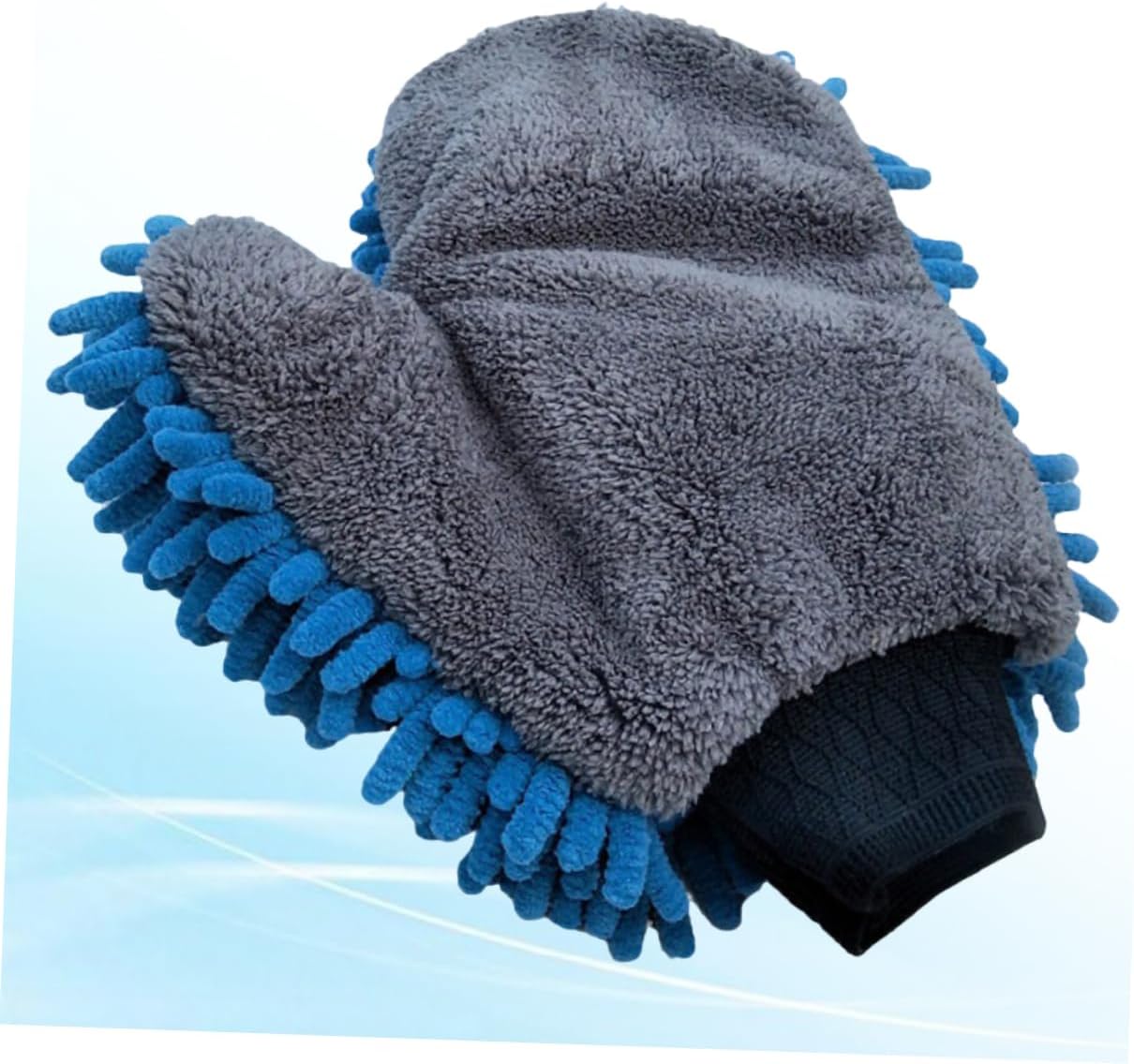 NOLITOY Coral Cleaning Gloves Quick Dusting Mitt for Car Truck Motorcycle Boat Rv Safe for Paint Delicate Surfaces
