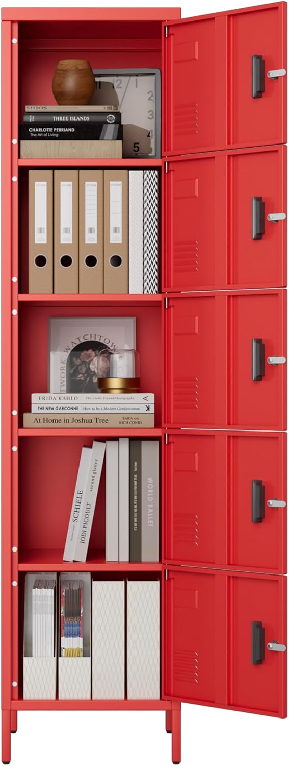 Metal Locker with Lock and Ventilation Holes
