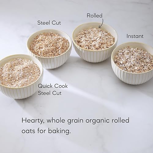 Miniatura 5 de Natures Path Avena enrollada orgánica de grano entero recipiente de 18 onzas paquete de 6 sin OMG 141oz de granos enteros 018oz de proteína a base