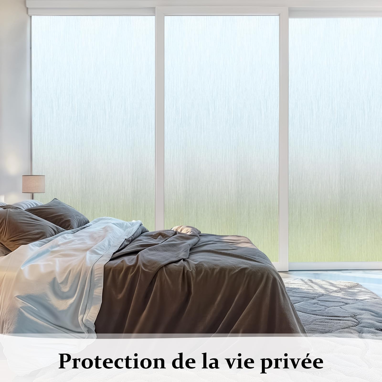 Film Occultant Fenu00eatre 120 X 140 Cm Film Anti-regard Pour Vitrage Film