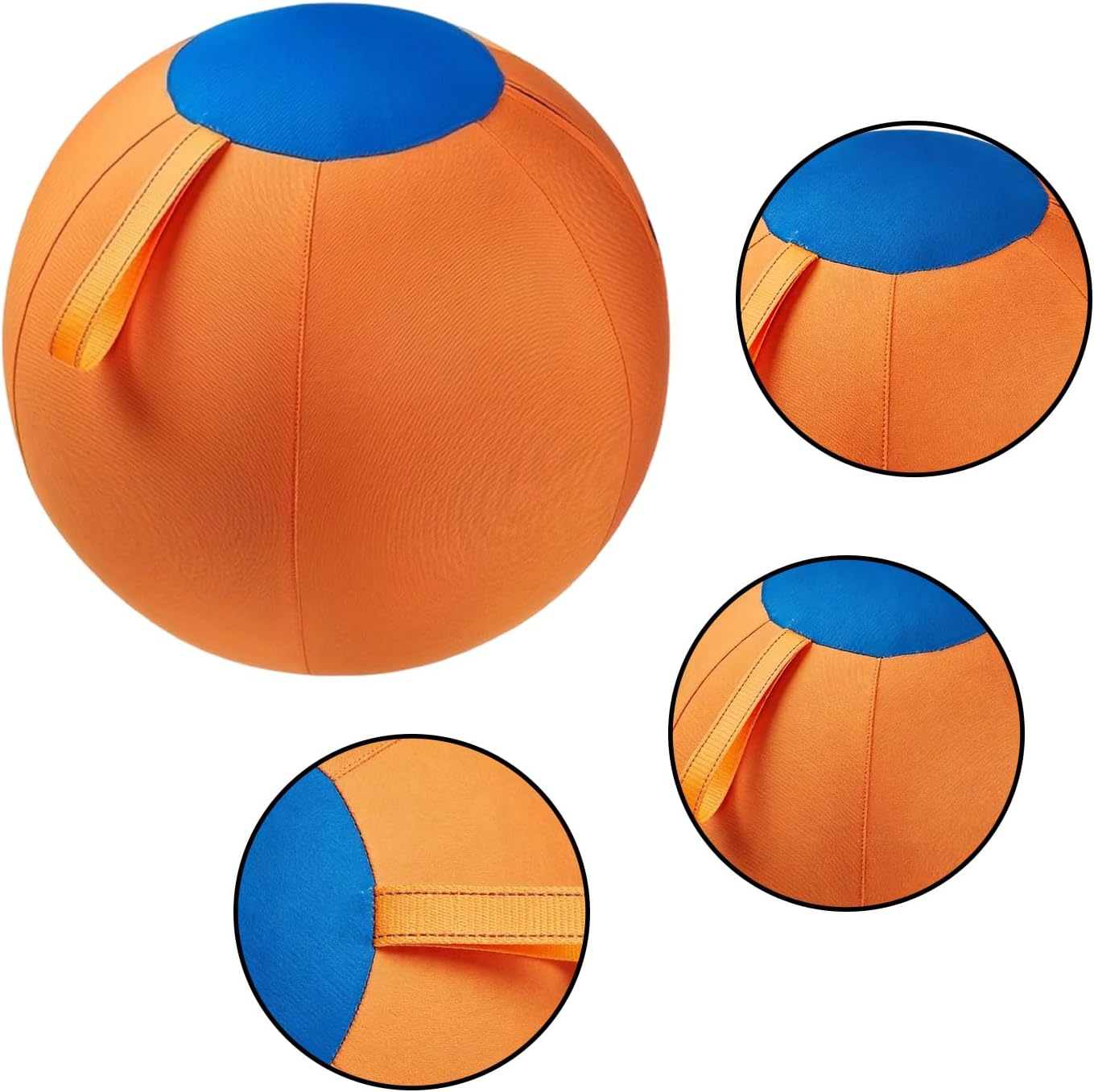Durable Dog Balls for Aggressive Chewers - 45cm Giant Herding Tear-Resistant Inflatable Pet Toy | Dog Toy Ball | Dogs Inflatable Large Balls for Enrichment Fetch Play Exercise Puppy Indoor Outdoors
