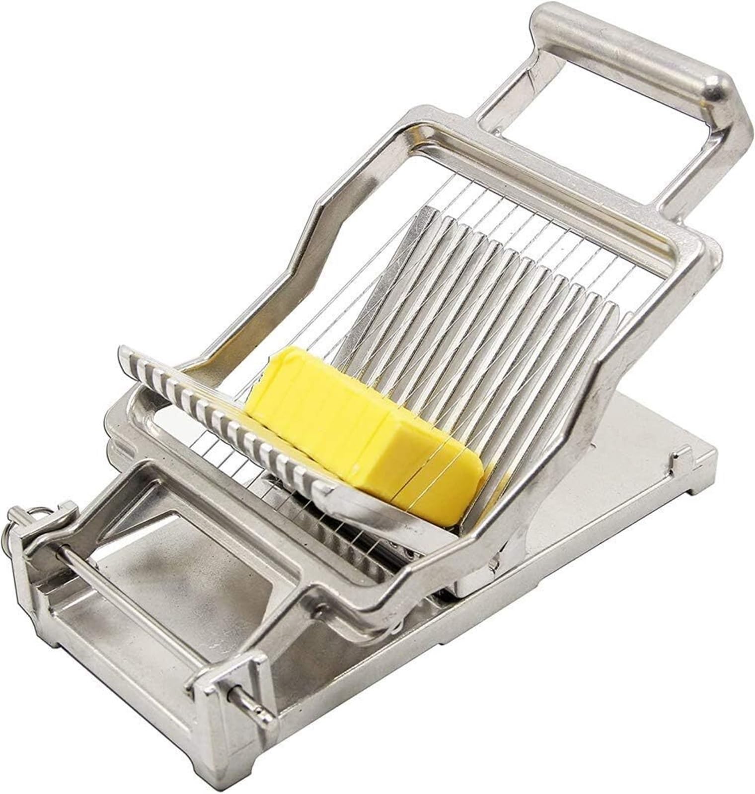 Cortador de queso, herramienta de rallador plano, cortador de queso de acero inoxidable comercial de 1 cm y 2 cm, tabla de cortar for mantequilla de queso, máquina for hacer alambre, hoja de postre, h