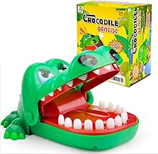 Crocodile Dentist Game, Classic Crocodile Toy, Crocodile Teeth Game, Crocodile Biting Finger Dentist Toys for Funny Interactive Toy, Children Kids Action Skill Game, Party Favors