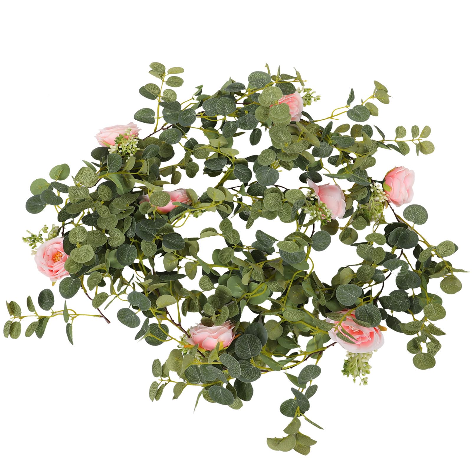 Gatuida 3 Pezzi Ghirlanda di Rose Finte Decorativa per Archi e Recinzioni