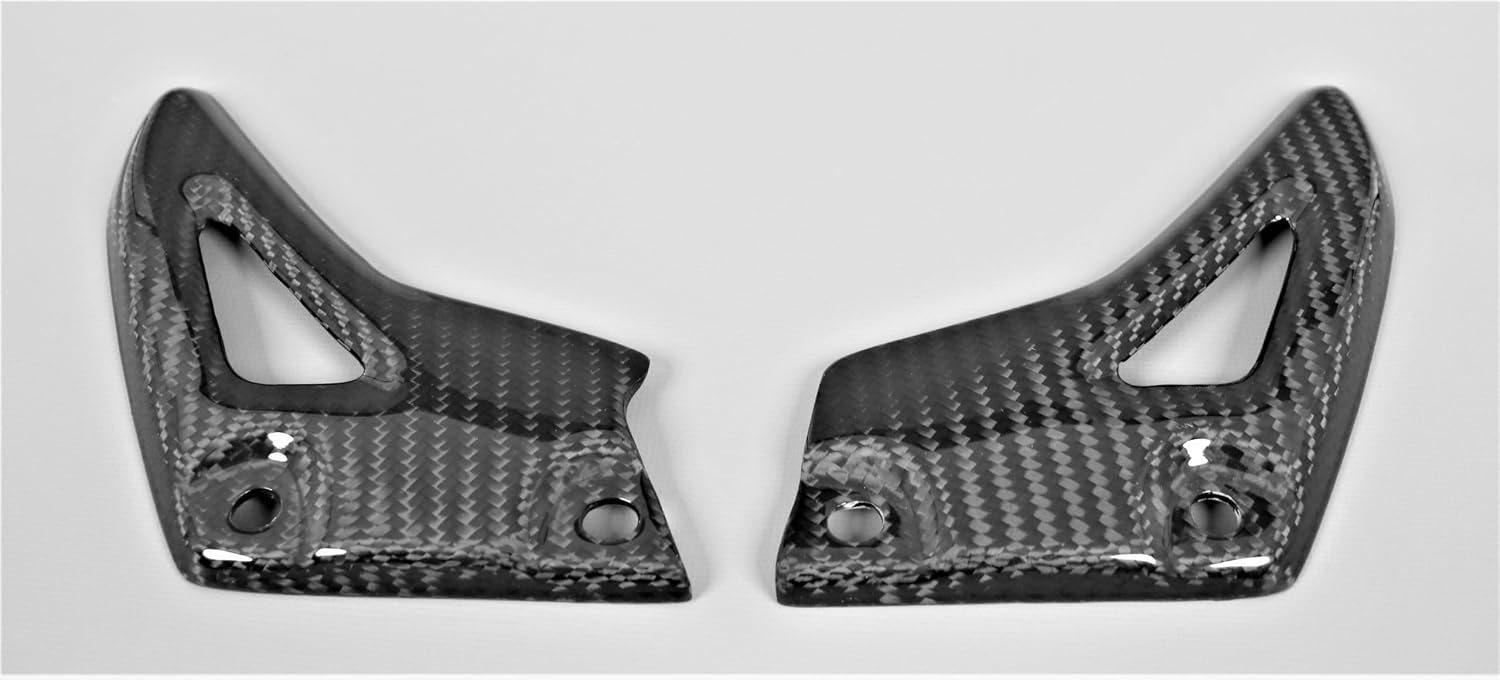 Carbon Fiber Ankle Guards (Heel Plates) for Triumph Speed Triple 1050 2011-2015