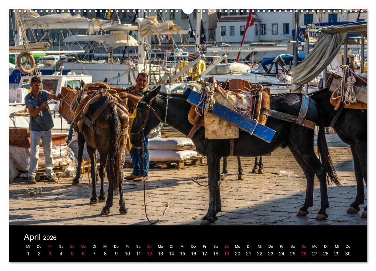 Peloponnes - Einladung zum Chillen (hochwertiger Premium Wandkalender 2026 DIN A2 quer), Kunstdruck in Hochglanz: Peloponnes - Eine Einladung zum chillen und kulturen (CALVENDO Orte)