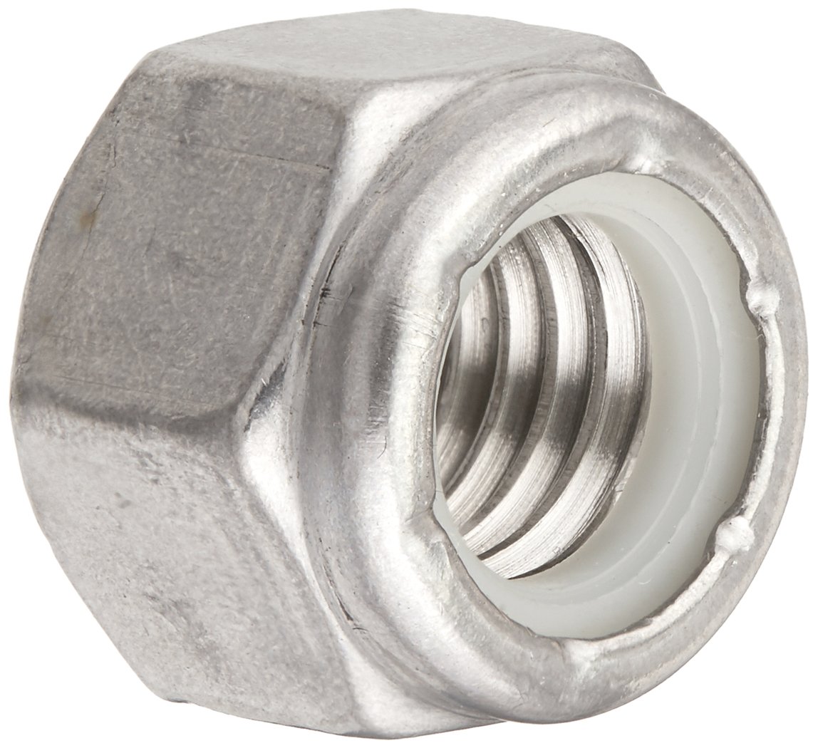 The Hillman Group 829728 1/2 by 13-Inch Stainless Steel Nylon Insert Locknut, 25-Pack