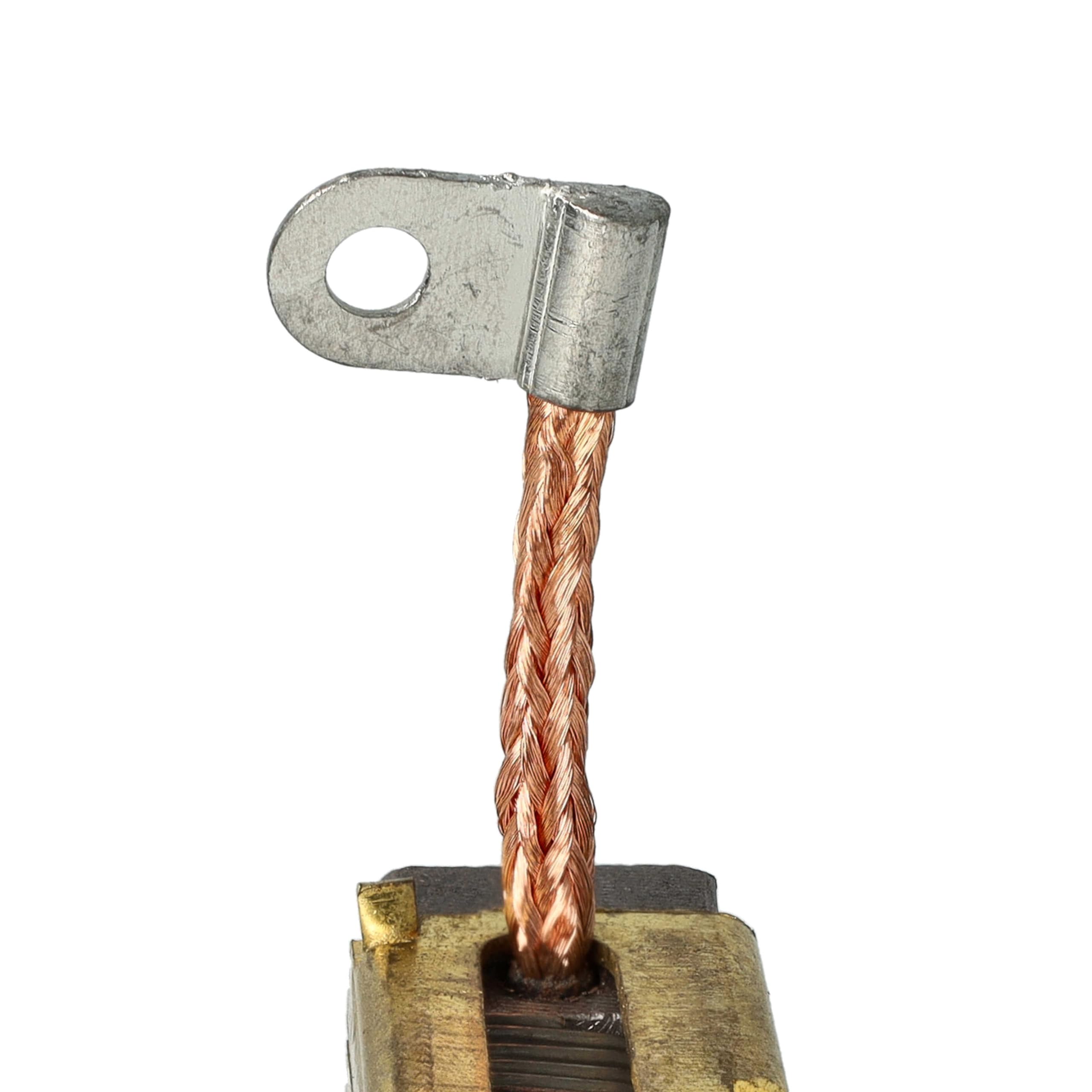 Vhbw 4x Balais De Charbon 19 X 12,45 X 7 Mm Compatible Avec Sörensen