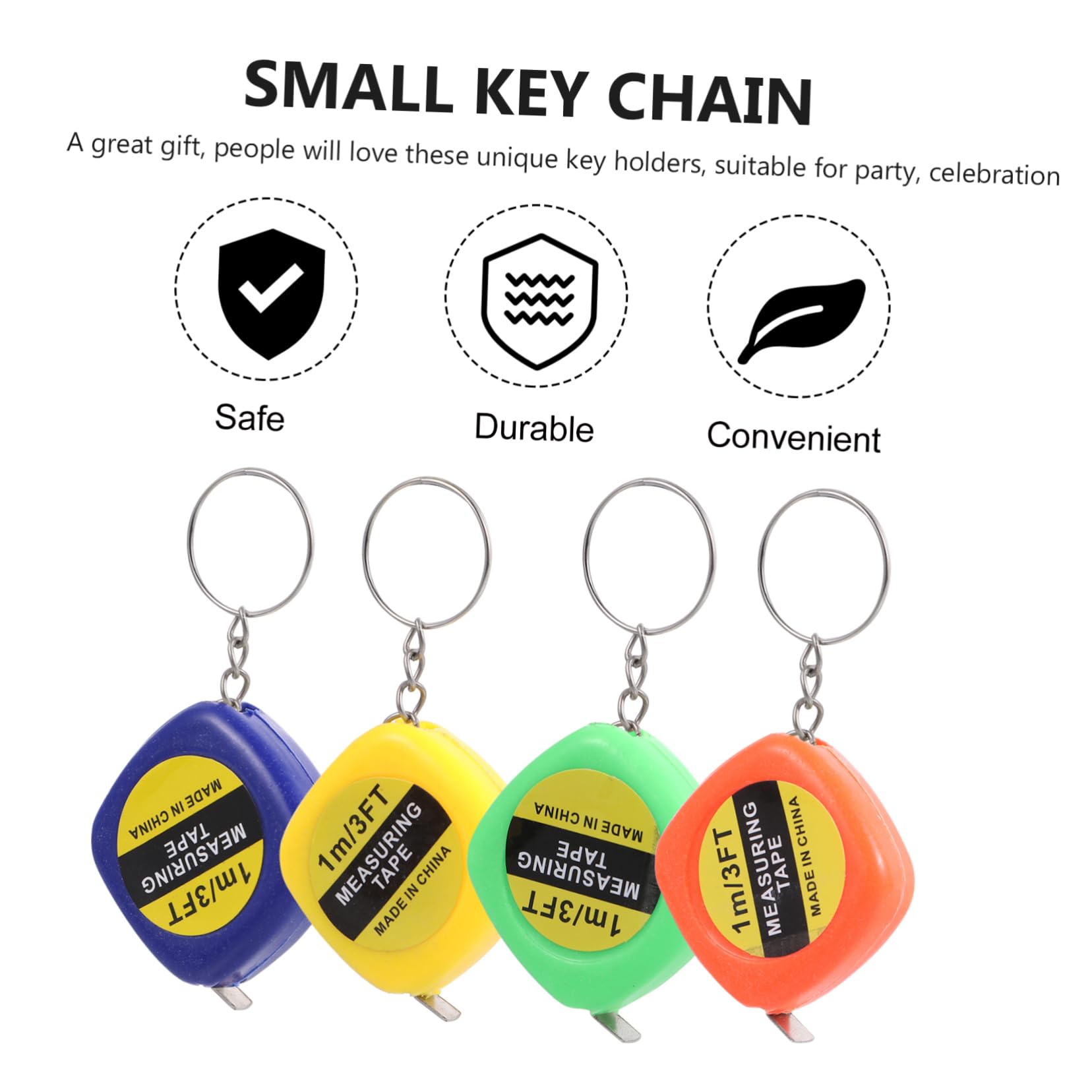 10 Ensembles Porte-Clés Pour Mini-Mètre À Ruban Mètre Numérique Petit Mètre À De Poche Mesures Millimétriques Ruban À Mesurer Flexible Et 20 pièces * 10