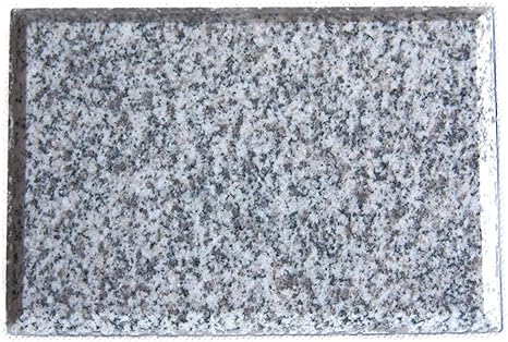 Amazon 石板 御影石の置き石 プレート皿 石の飾り台 長方形 グレー 置物 オブジェ オンライン通販