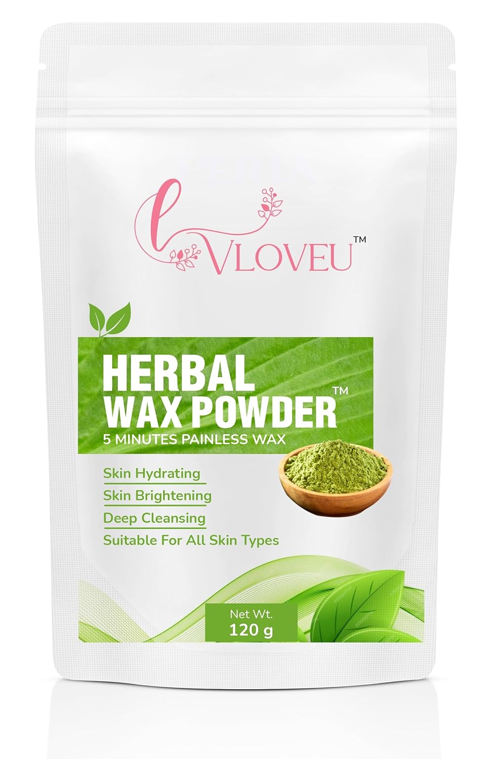 Buy VLOVEU Herbal Wax Powder for Hair Removal 120g 5 Minutes