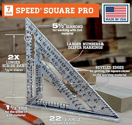 Vista 13 de Swanson Tool Co S0101 - Escuadra de 7 pulgadas