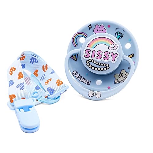 Chupetes para adultos de gran tamaño para dormir chupete para adultos con clips para chupete