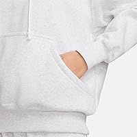 Vista 7 de Nike Sportswear - Sudadera con capucha de forro polar, con diseño Phoenix, de gran tamaño para mujer