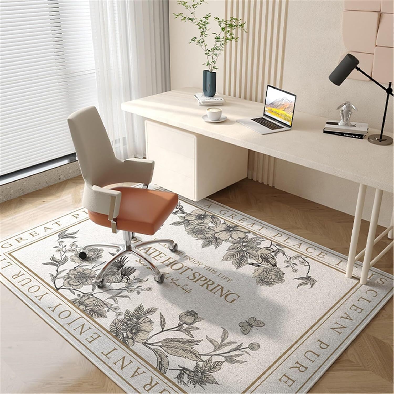 SSDDLZEQ Premium durable range Protective Mats For Hardwood Floors, Computer Chairs, Gaming Chairs, Chairs With Castors And Desks(Marble,80x160cm)