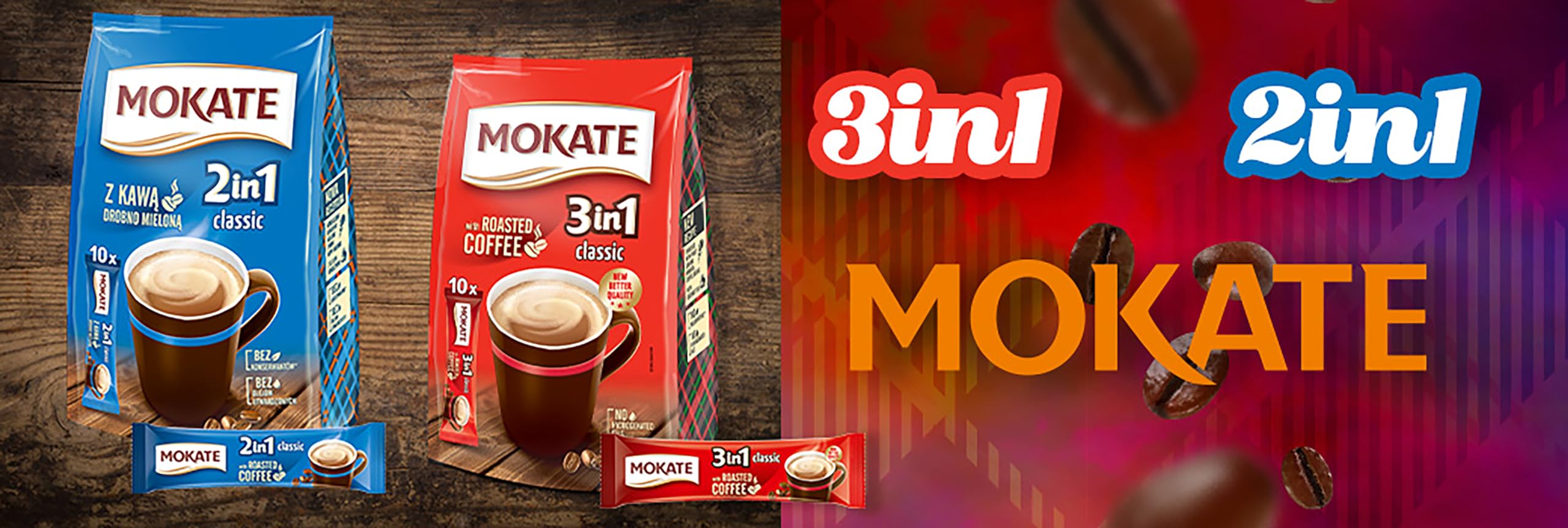 Mokate 2 In 1 Classic Instant Coffee Premix 192g : Amazon.in