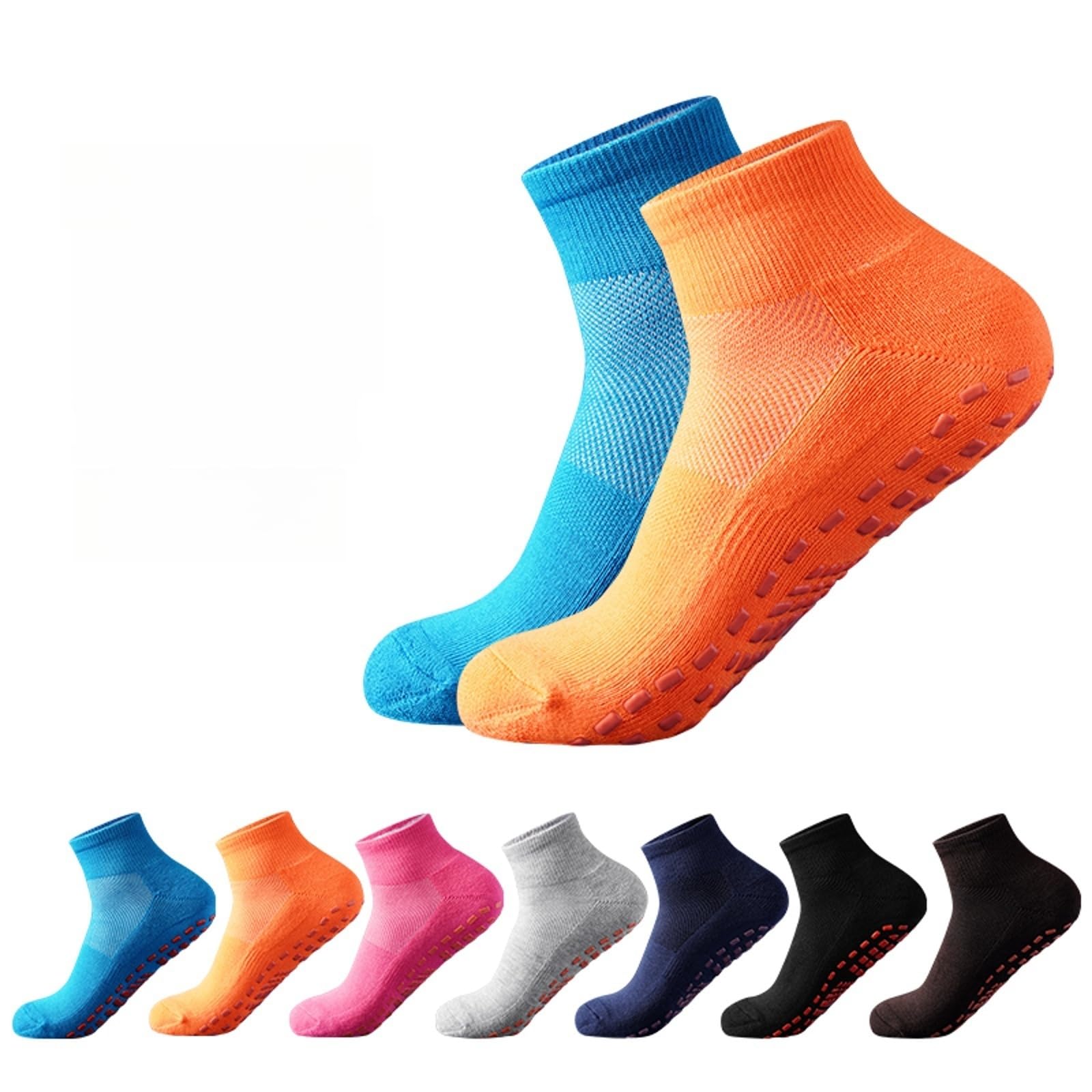 svlftecon Unisex Yoga Pilates Socks with Grips Non Slip Athletic Series 10