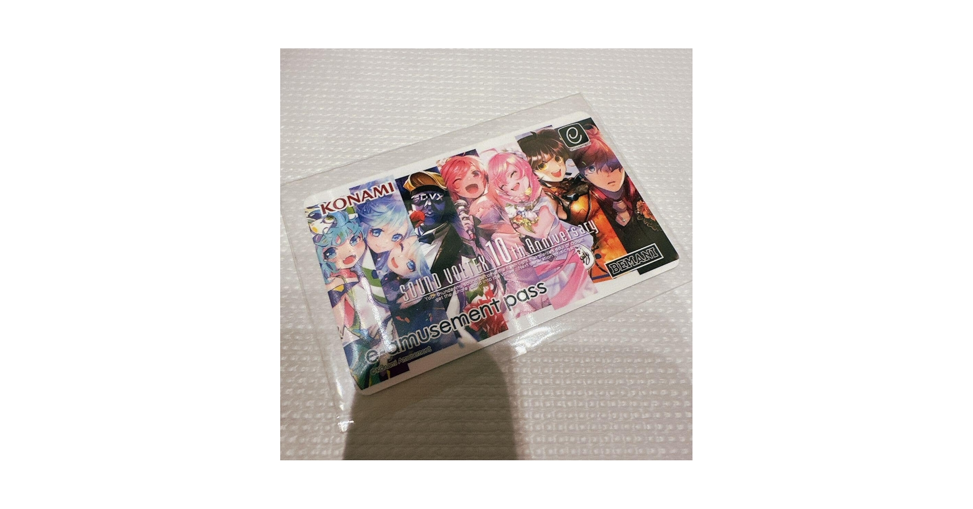 SDVX e-amusement passカード A&B 20枚セット SDVX プレミアムグッズキャンペーン e-amusement pass 絵柄A