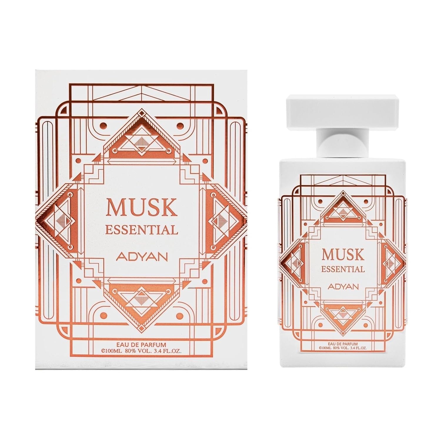 Adyan by Anfar Musk Essential EAU de Parfum 3.4oz (pack of 1) Made in UAE