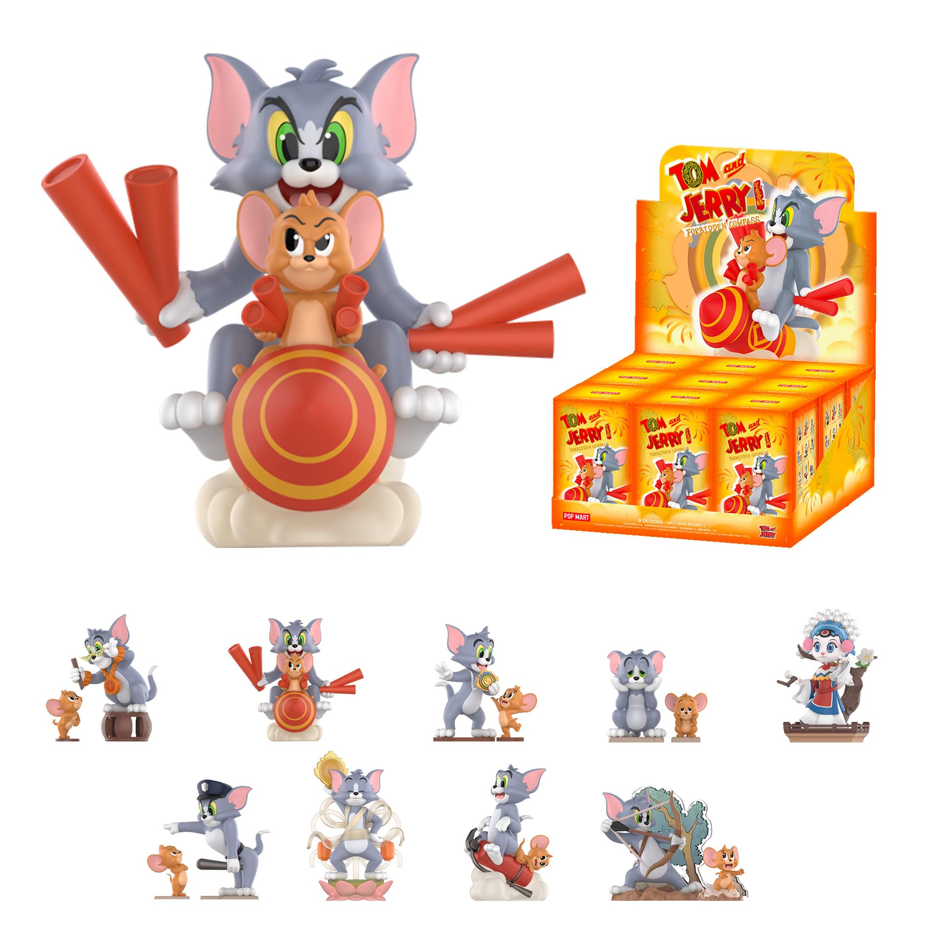 Amazon.com: POP MART Tom & Jerry: Forbidden Compass Series Blind