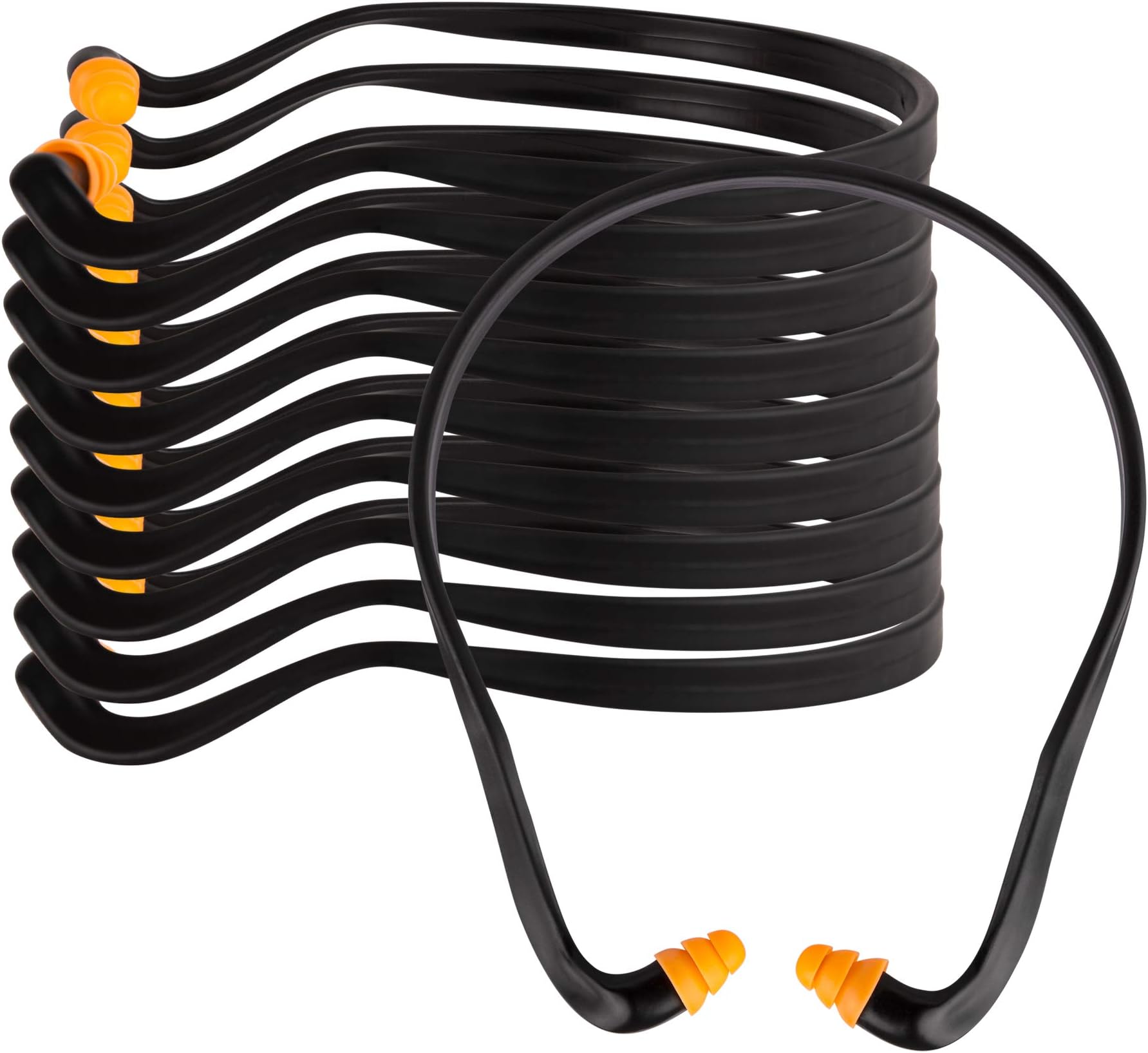 10 Pairs of Banded Ear Plugs