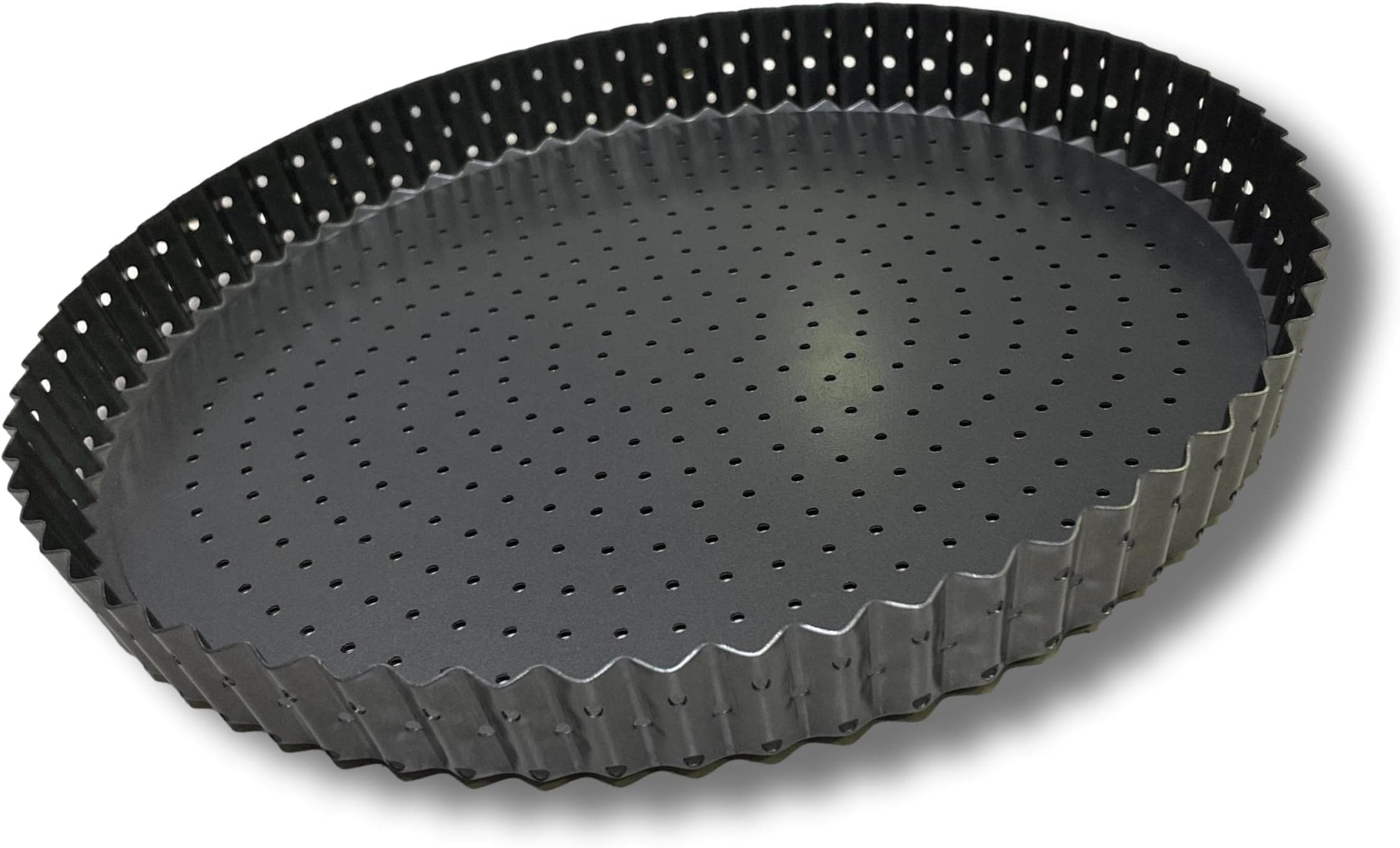 Moule à tarte cannelé perforé antiadhérent avec fond amovible 28 cm Ibili