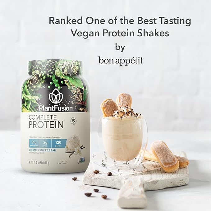 PlantFusion Complete Vegan Protein Powder and Collagen Bundle - Keto, Gluten Free, Soy Free, Non-Dairy, No Sugar, Non-GMO