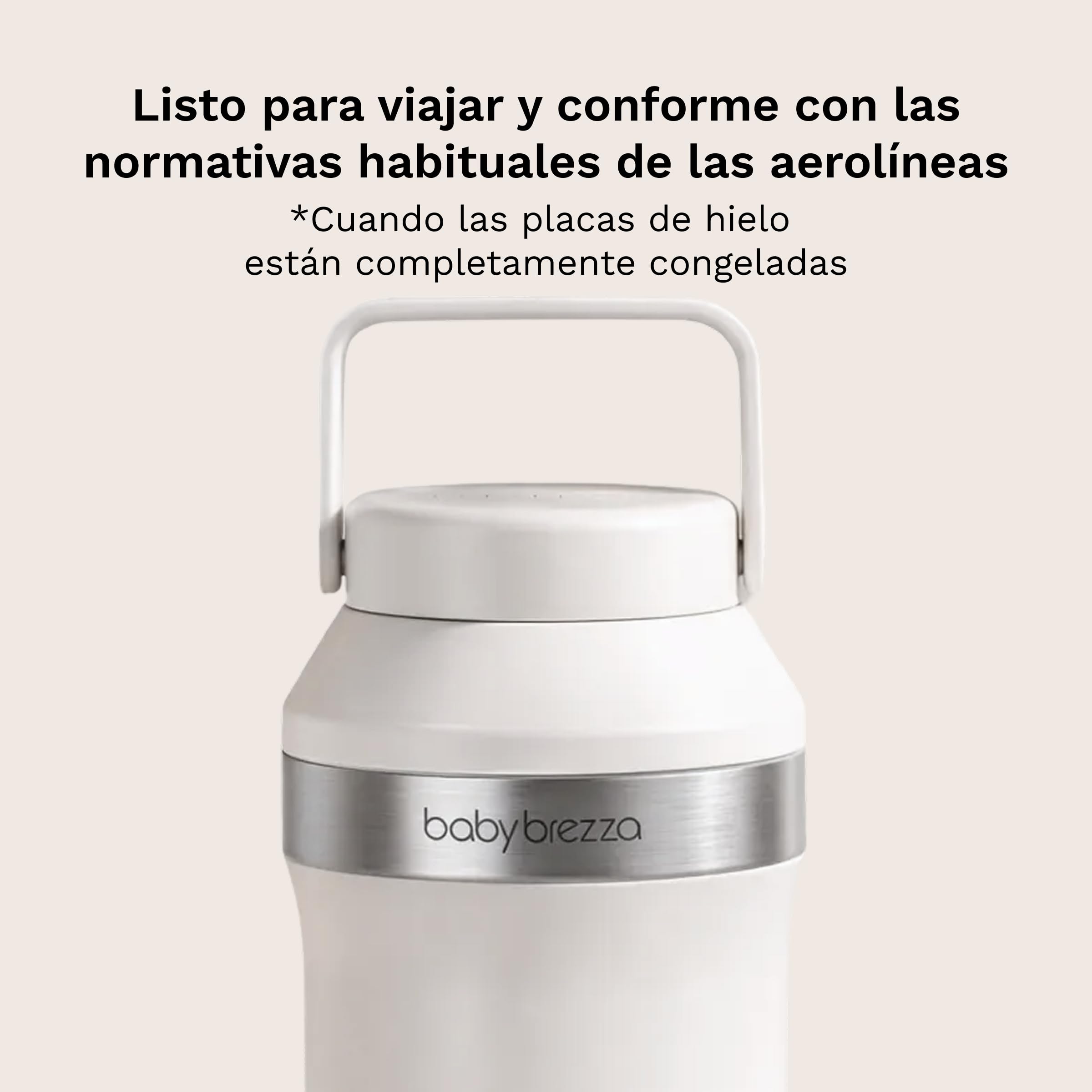 Baby Brezza | Milk Cooler, Enfriador Portátil para Leche Materna, Botella Térmica Aislada para Viaje, a prueba de fugas, Capacidad de 300ml, Enfiamiento Hasta 10h