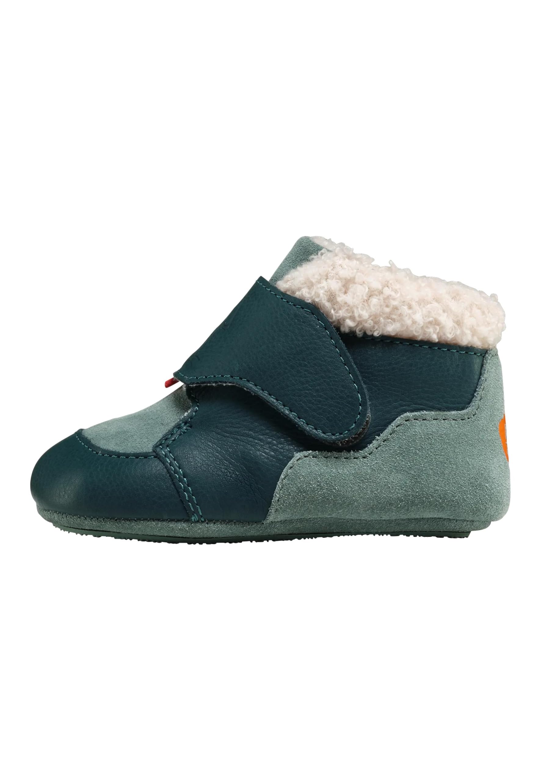Scarpine Da Gattonamento Growy In Pelle - Con Fodera Calda, Antiscivolo, Per Bambini Prime Passi