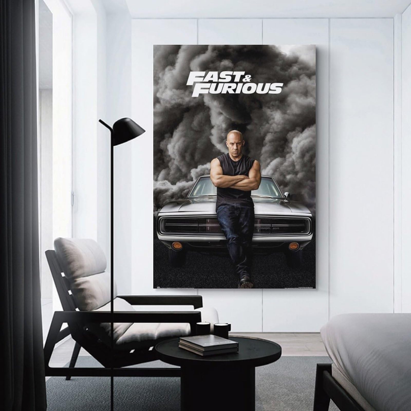 Amazon.co.jp: Fast & Furious - 映画ポスター (Vin Diesel & Dodge