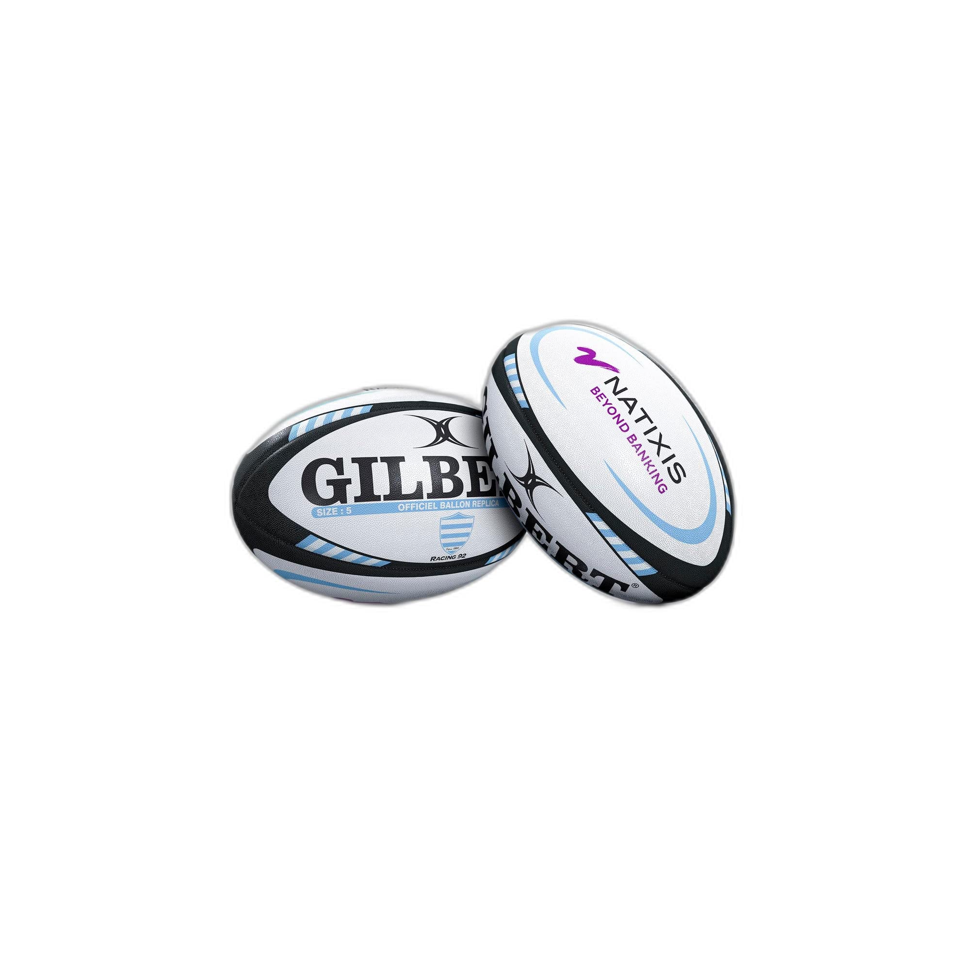 Grip Rugby Ball Gilbert Racing 92 Replica Rugby Ball - Official Size 5 ...