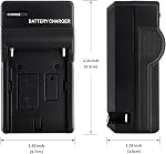 Norifon NP-FM50 Wall Charger for Sony CCD-TRV308, CCD-TRV138, CCD-TRV328, DSLR-A350, DSLR-A100, DSLR-A200, DSR-PD170, DSR-PD150, HVR-Z5U, HVR-Z1U, MVC-CD400 and More with Foldable Plug
