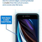 Protecteur d'écran JETech pour iPhone SE 3 / 2 (édition 2022 / 2020) 4,7 pouces, film en verre trempé, 3 pièces