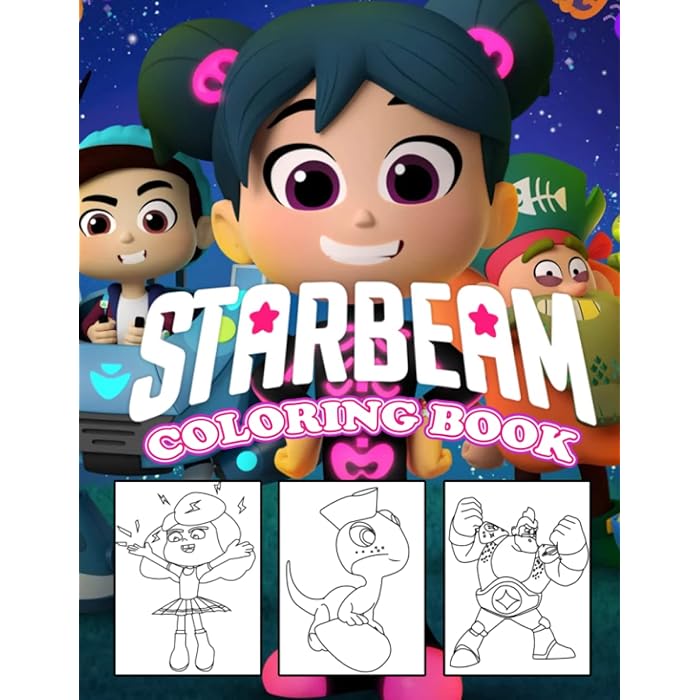 Buy StarBeam coloring book: An Amazing Coloring Book With Lots Of