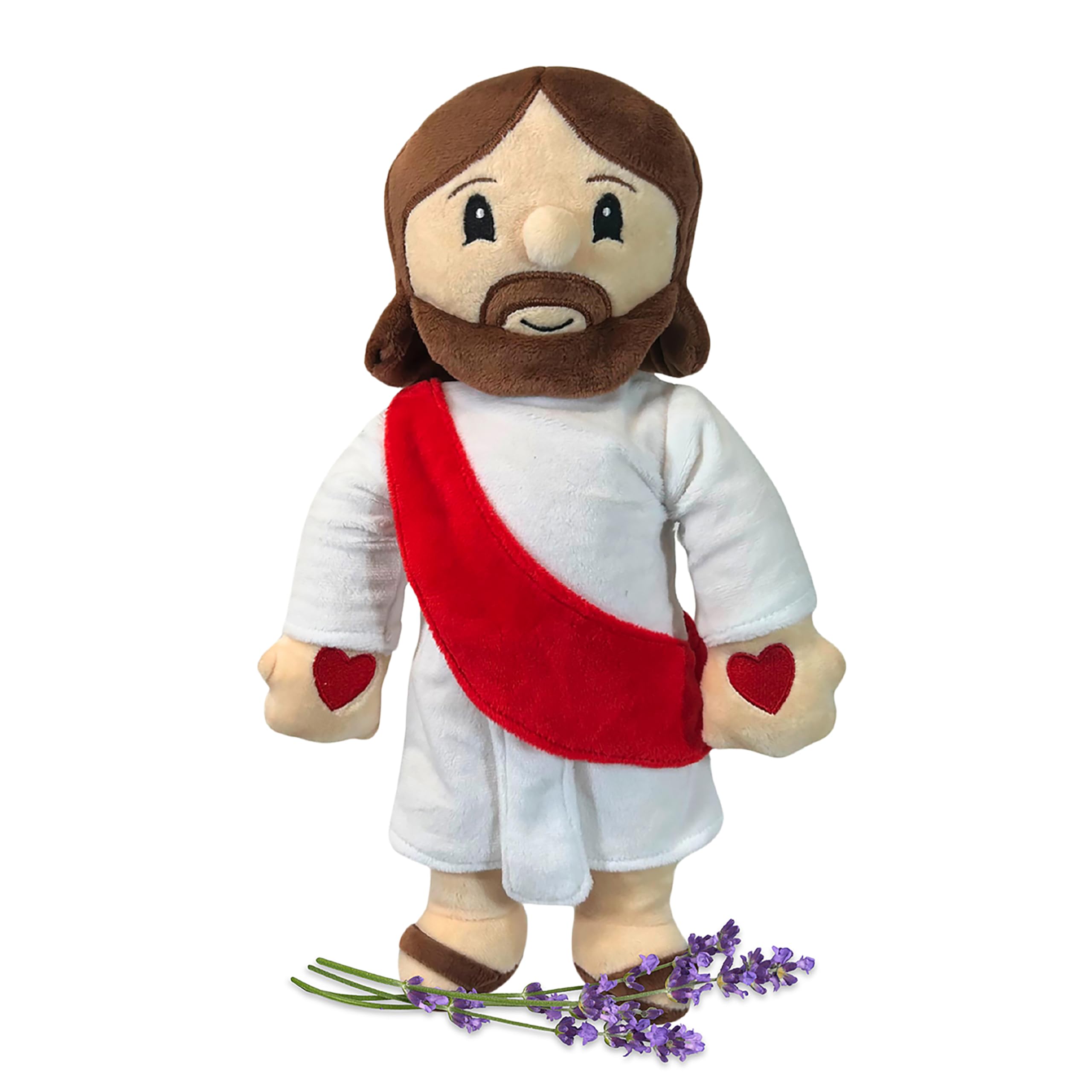 1i4 Group Jesus - Microwavable & Weighted Plush Stuffed Animal - Heated Plushie for Comfort & Warmth - Cute, Soft, Comforting Toy for Adults & Children (Boys, Girls, & Toddlers) by Warm Pals