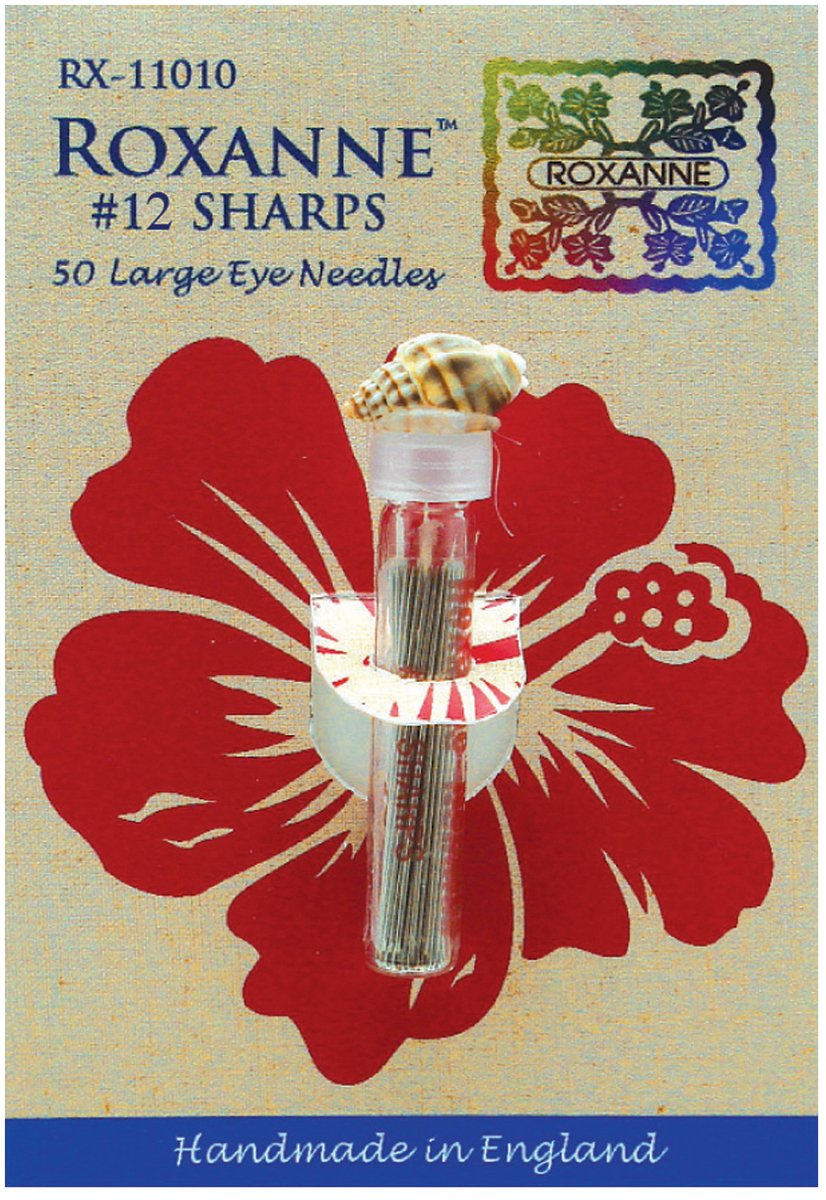 Colonial Needle Roxanne Sharps Hand Needles-Size 12, Pack of 50