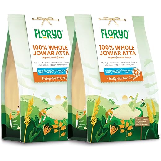 Floryo Jowar Atta Combo - Iron-Rich 1 kg
