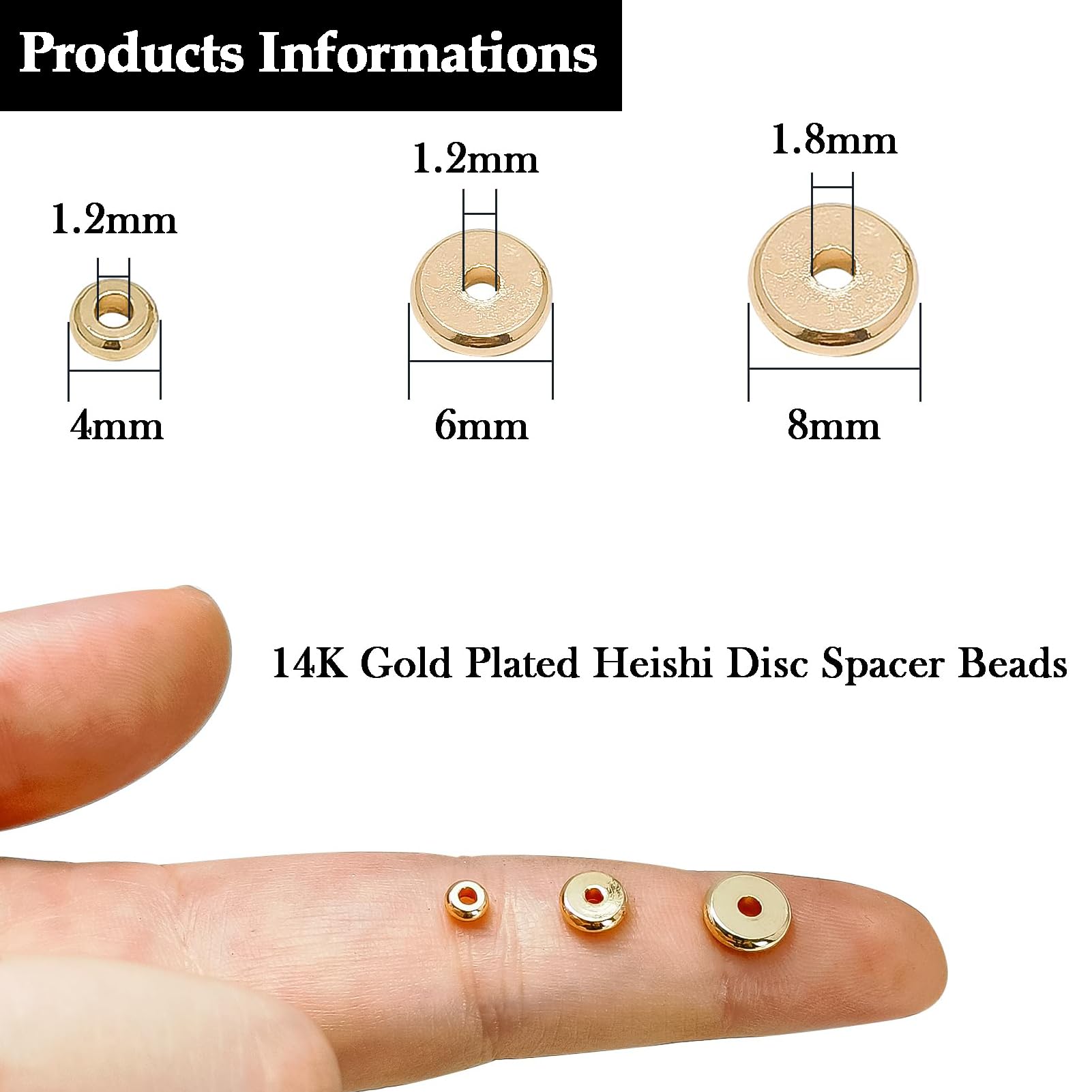 Lot De 200 Perles Intercalaires Rondes De 8 Mm Plaquées Or Avec Strass Couleur AB Pour Fabrication De Bijoux