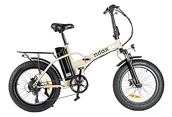 Nilox, E-Bike X8 SE, Folding Electric Bike, Up to 70 km Range, Up to 25  km/h, Brushless High Speed 36 V - 250 W and Removable Battery 36 V-13 Ah,  20 x