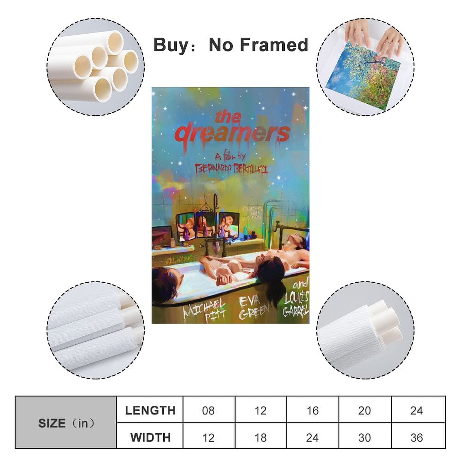 Amazon.co.jp: 映画のポスター The Dreamers ポスター 装飾画