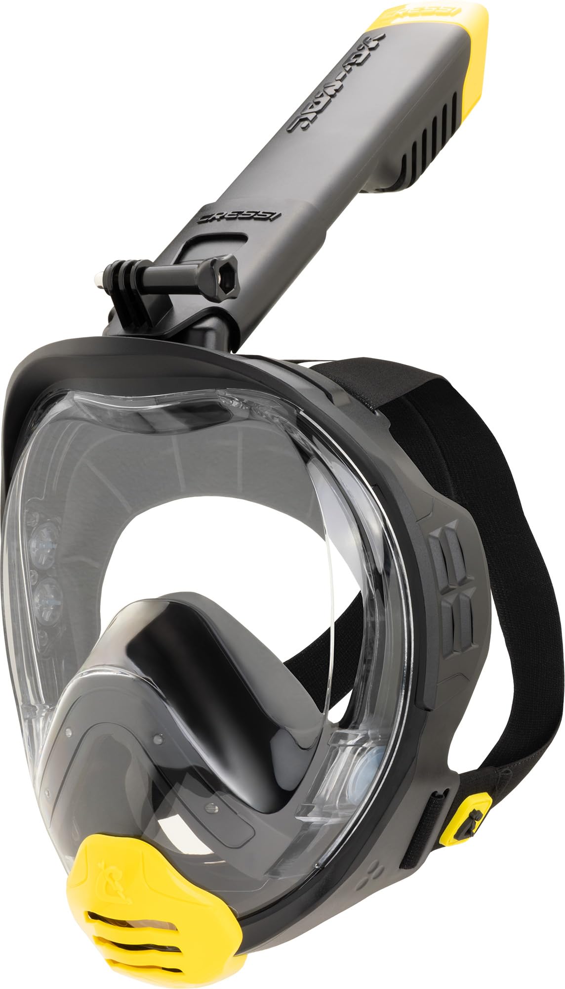 CRESSI desde 1946 Kairon Máscara Snorkel Adulto Negro/Amarillo L/XL