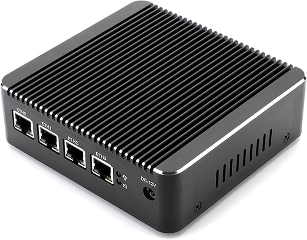 N2940 Quad Core Firewall Micro Appliance, Mini PC, Router, 4 RJ45 1GBE Port AES-NI Compatible with Pfsense OPNsense - 1