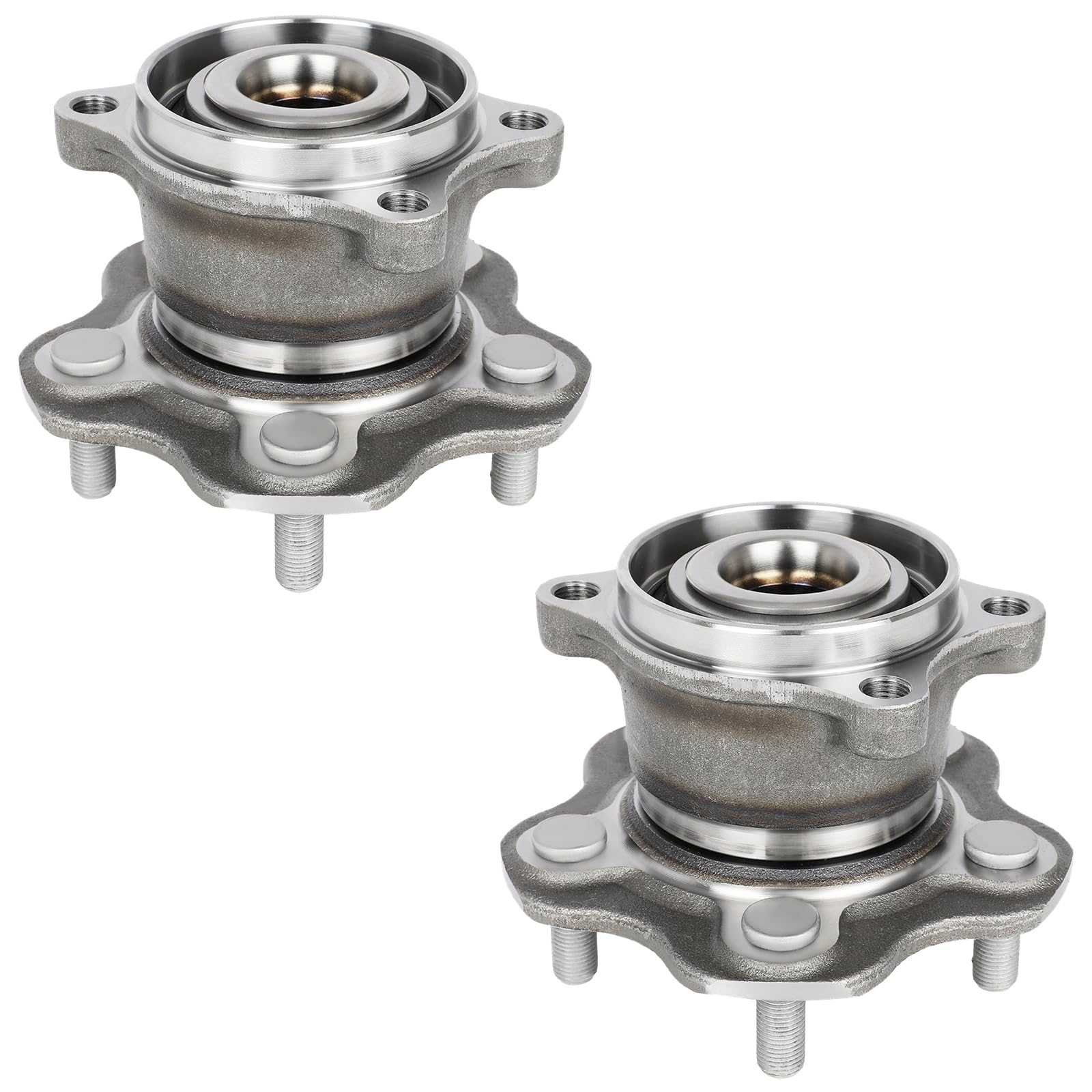 SCITOO 2X 512373 Wheel Bearing Hub Assembly 5-Lug for Nissan AWD