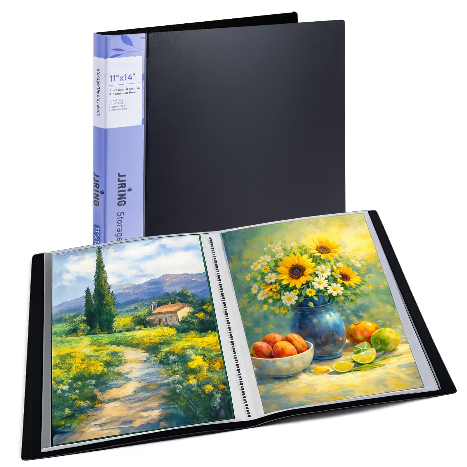 Amazon.com : JJRING 11x14 Art Portfolio Folder with Plastic