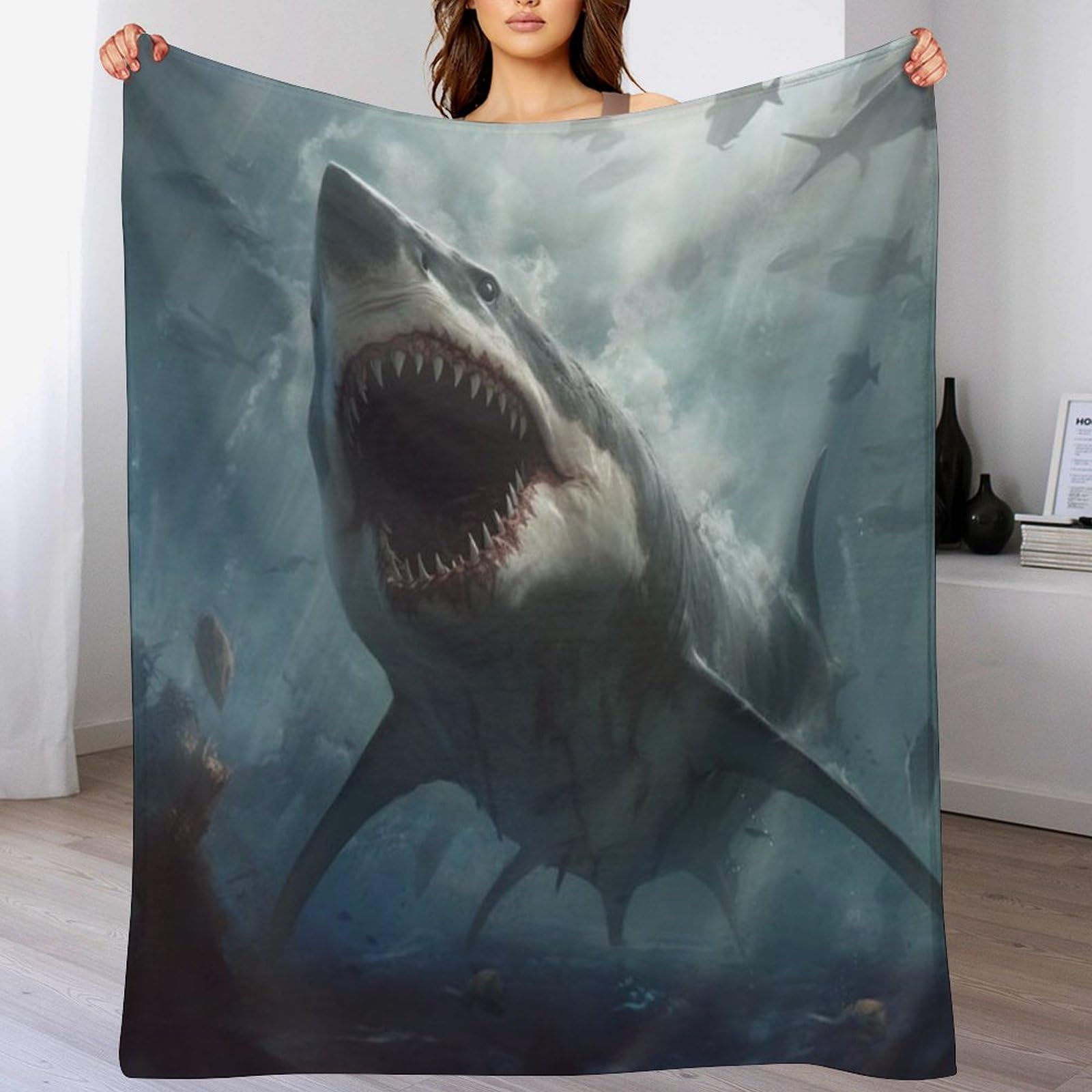 Couverture de requin douce pour partager des moments de tendresse avec votre bébé
