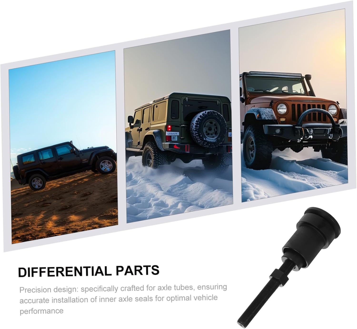 Axle Tools Axle Seal Replacement Tool Axle Shaft Seal Installation Tool Seal Installer Axle Seal Removal Tool Differential Gear Shaft Seal Puller Axle Seal Fitting Tool Steel Black