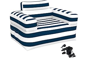 Codi Outdoor Inflatable Sofa: Perfect Blow Up Couch for Patio, Pool, and Beach