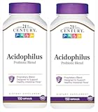 21st Century Acidophilus Probiotic Blend Capsules, 150-Count (Pack of 2)